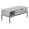 Monarch Specialties Coffee Table, 42 in. L, Rectangular, Cocktail, Lift-top, Grey, Black Metal, Contemporary, Modern I 3805 - alternate 1